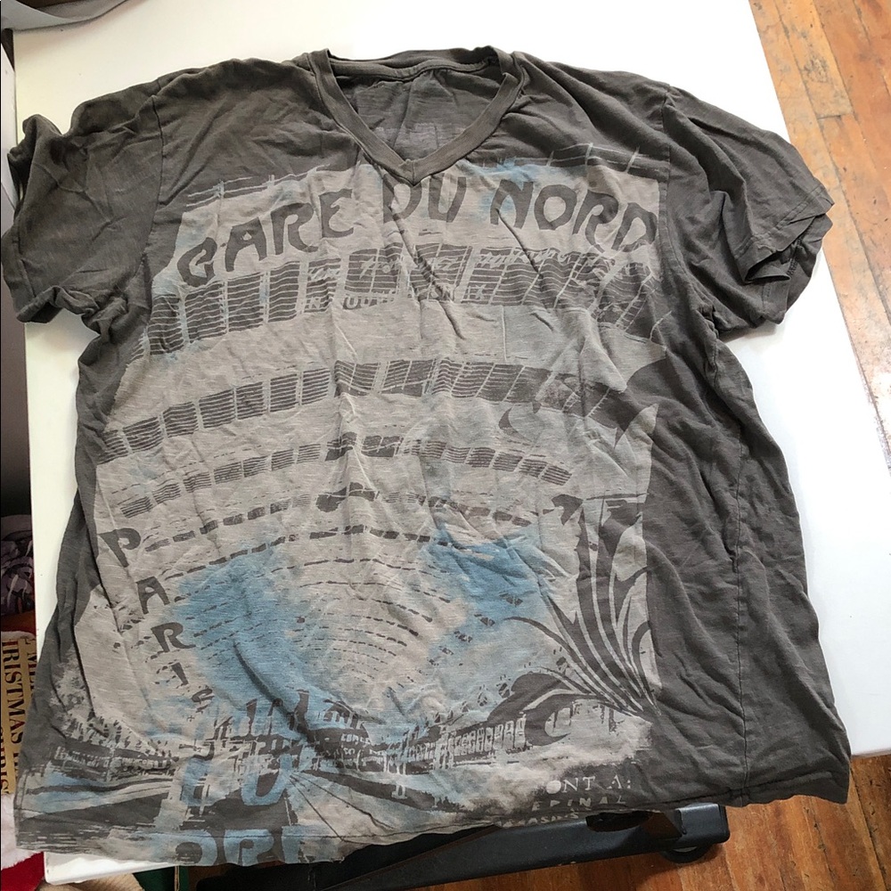 Tee shirt gare du nord train station size medium